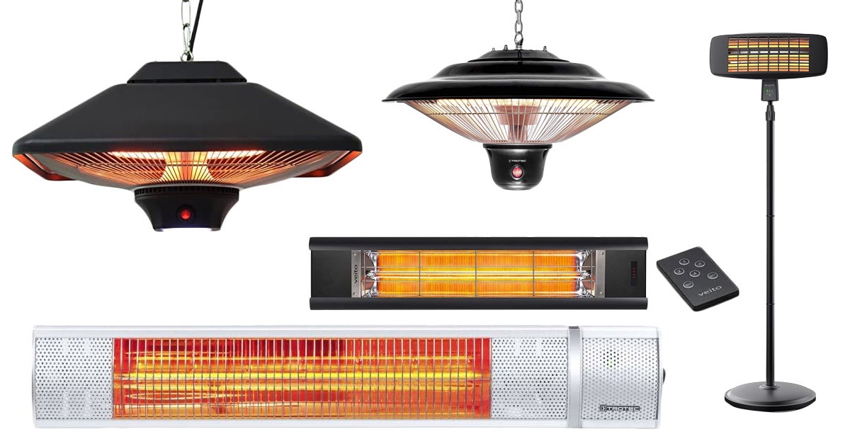 Heizstrahler für die Terrasse